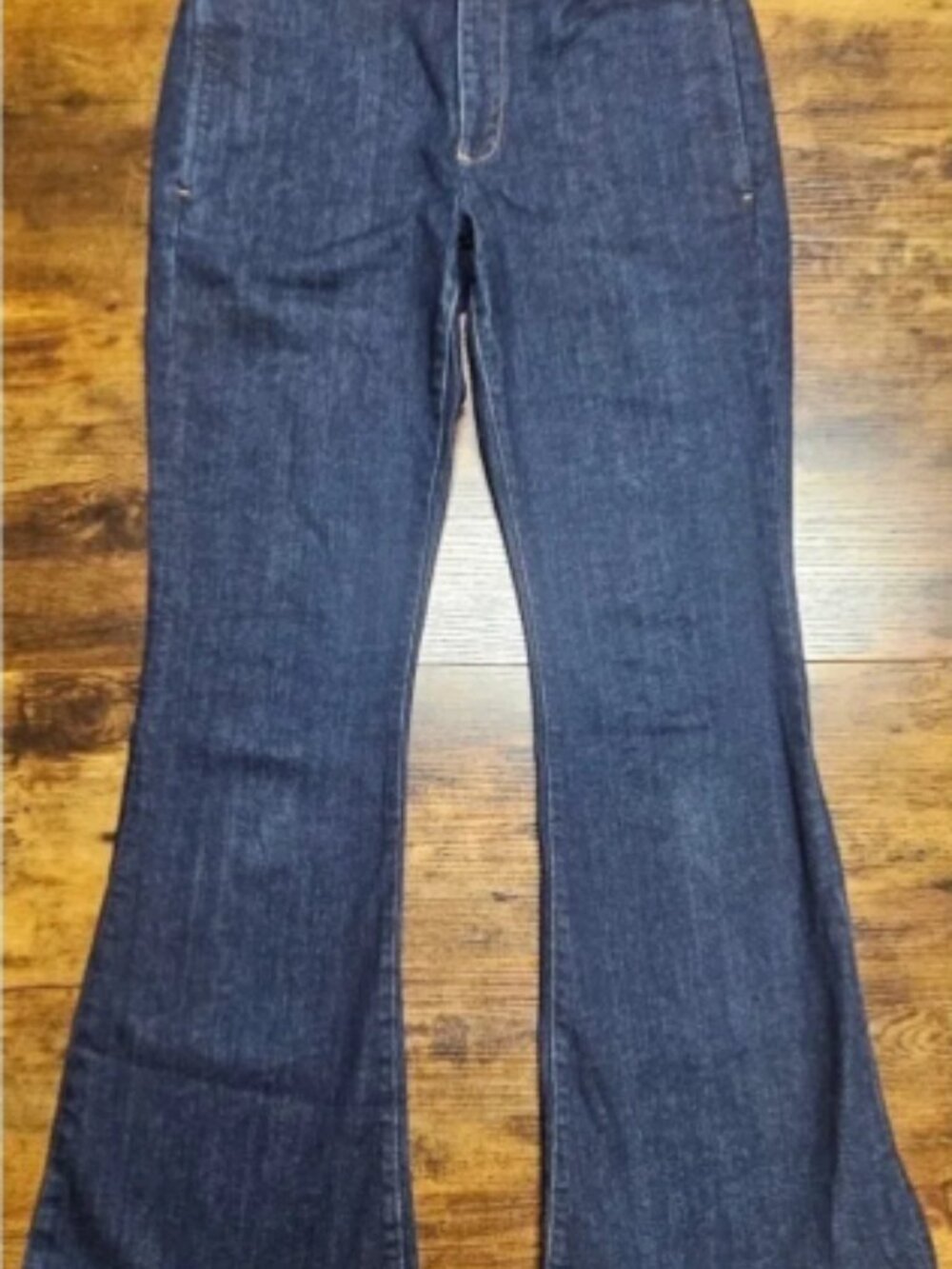 Women's Flare‎ Denim Blue Jeans Size